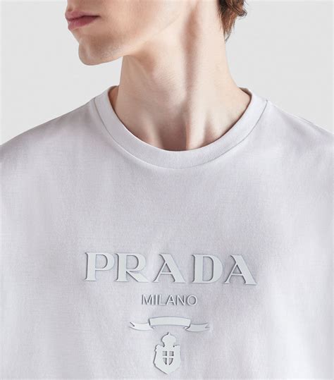 prada homme t shirt|Prada t shirt men's sale.